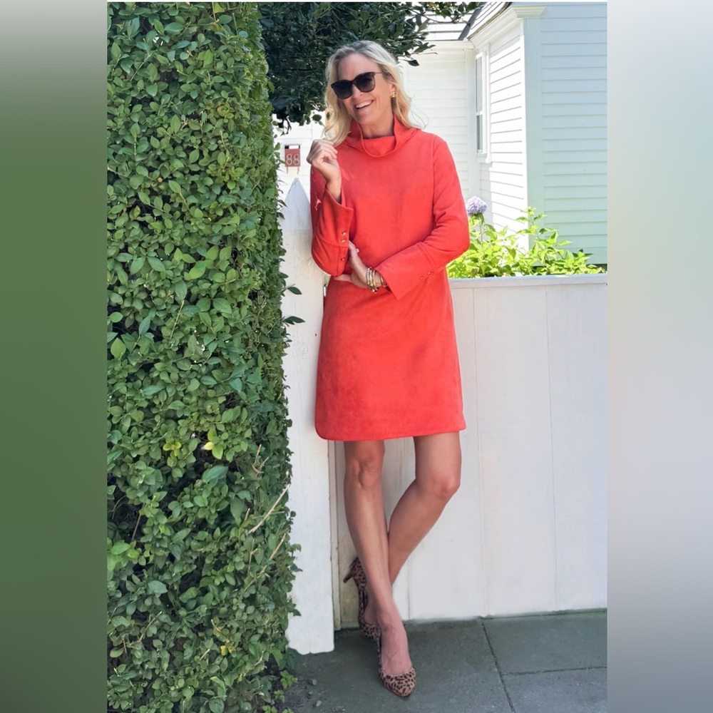 CK Bradley Pumpkin Microsuede Turek Dress (XS)